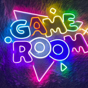 نيون GAME ROOM – لوحة غرفة الألعاب المضيئة