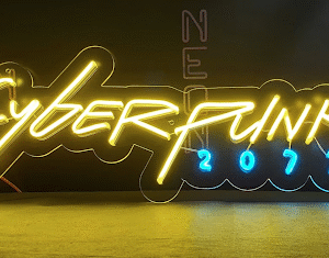 Cyberpunk 2077 LED Neon Acrylic Artwork