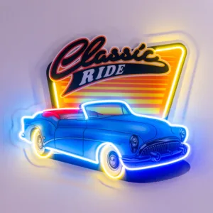 لوحة نيون كلاسيك رايد