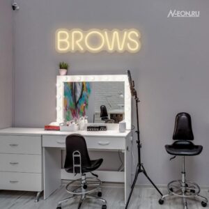 لافتة نيون Brows