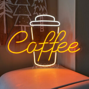 لافتة نيون "قهوة"