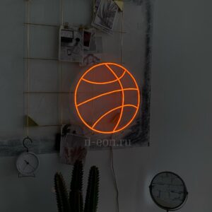 لافته نيون "طوبة كرة سلة"