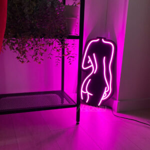 لافتة نيون "بنية"