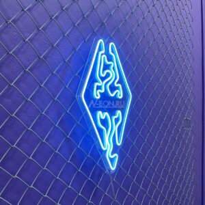 يافطة نيون لوجو تنين