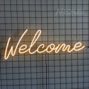 لافتة نيون Welcome