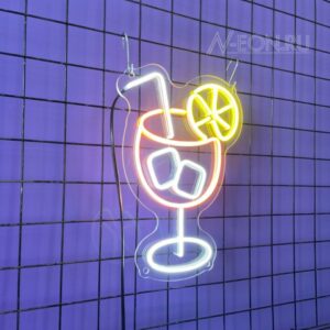 يافطة نيون كوكتيل ابيرول