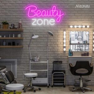 يافطة نيون Beauty Zone