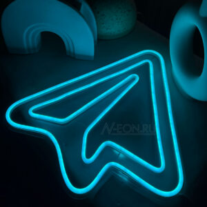 يافطة نيون "تلغرام"