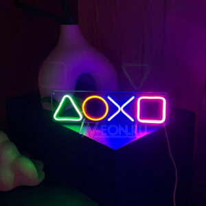لافتة نيون "PlayStation"