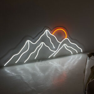 لوحة نيون "جبال"