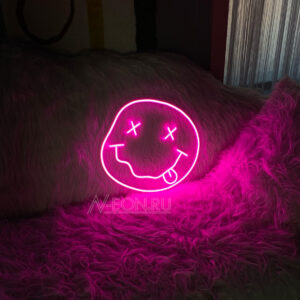 لافتة نيون "سمايلي"