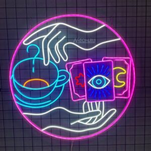 لافتة نيون إيدين، كوب، كارتات