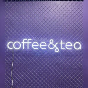 لافتة نيون Coffee&tea