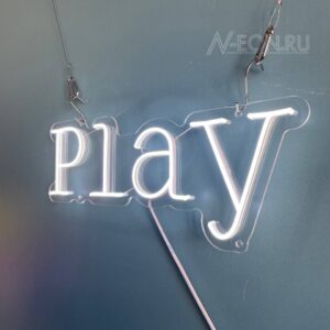 لافتة نيون Play