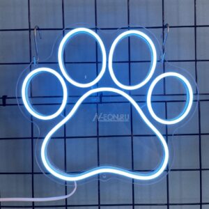 لوحة نيون مخلب