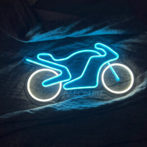 يافطة نيون "دراجة"