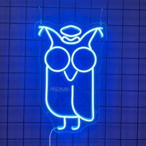 لافتة نيون بومة ??????