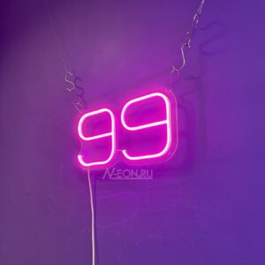 لافتة نيون رقم 99