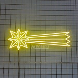 لوحة نيون نجمة طايحة