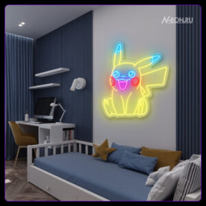 يافطة نيون بيكاتشو ⚡