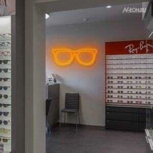 لافتة نيون نظارات Ray ban
