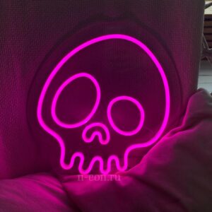 لافتة نيون "ميني-جمجمة"