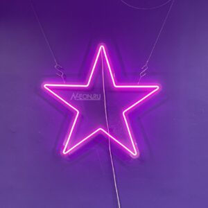 لافتة نيون نجمة