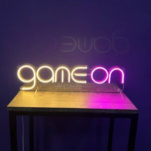 لافتة نيون Game On