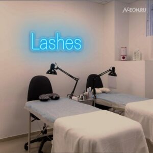 ساين نيون Lashes بخط كلاسيكي