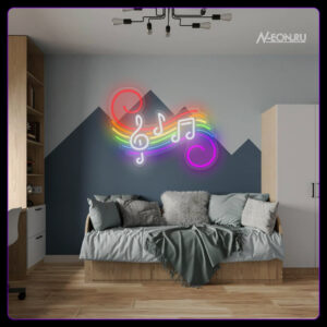 لوحة نيون نوتات ????