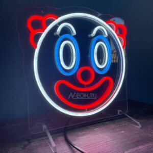 لافتة نيون مهرّج