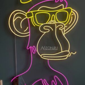 لافتة نيون قرد صفنان ??????