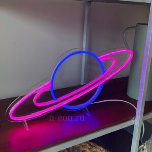 لافتة نيون "كوكب"