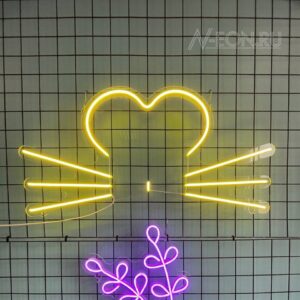 لافتة نيون فارة